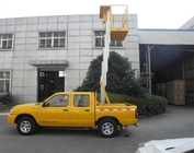 Truck Mounted Scissor Working Platform Double Mast For Wall Cleaning