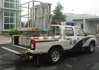 Truck Mounted Scissor Working Platform Double Mast For Wall Cleaning